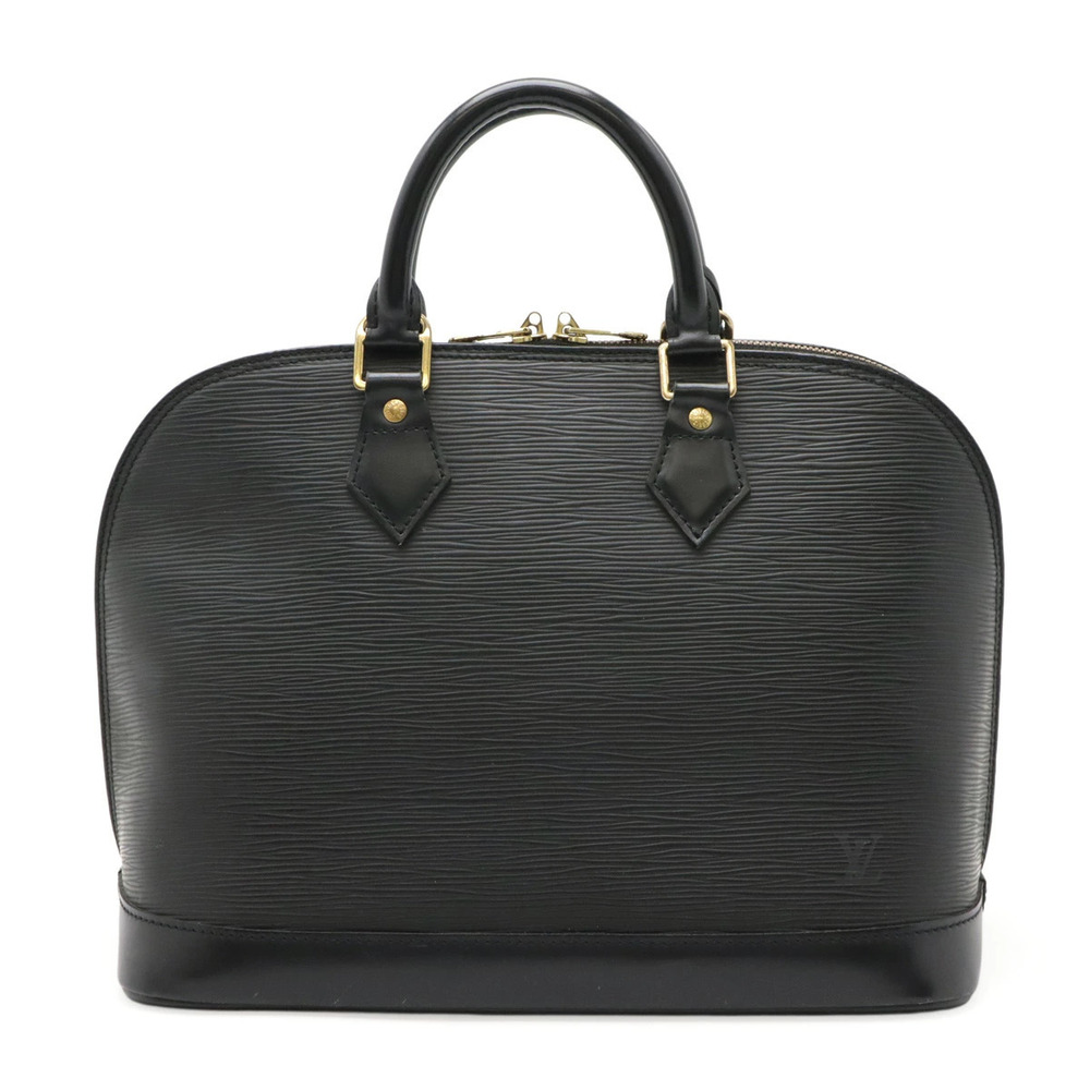 LOUIS VUITTON Epi Alma Handbag Leather Noir Black